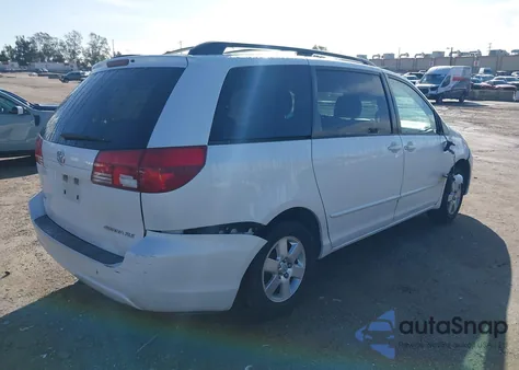 2004 Toyota Sienna Xle из США, поврежденный, VIN 5TDZA22C64S183267